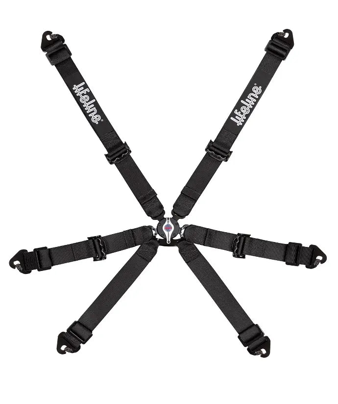Woodcote 6pt FIA Harness - 2" - Pull Up