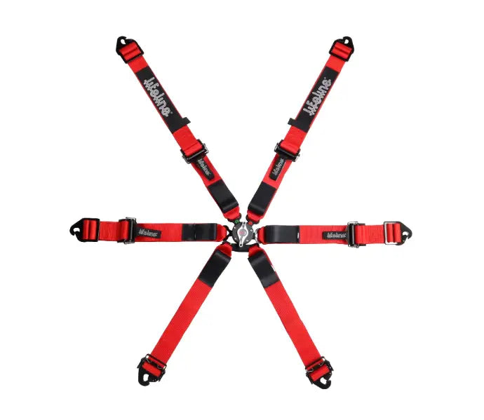 Woodcote 6pt FIA Harness - 2" - Pull Up