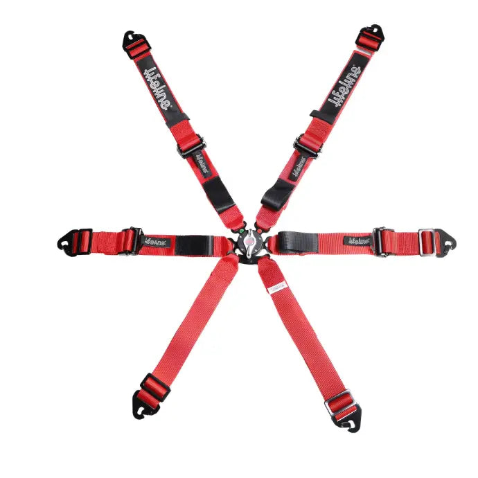 Woodcote 6pt FIA Harness - 2" - Pull Up
