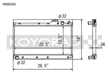 Load image into Gallery viewer, Koyo 90-97 Mazda MX-5 Miata 1.6/1.8L (MT) Radiator