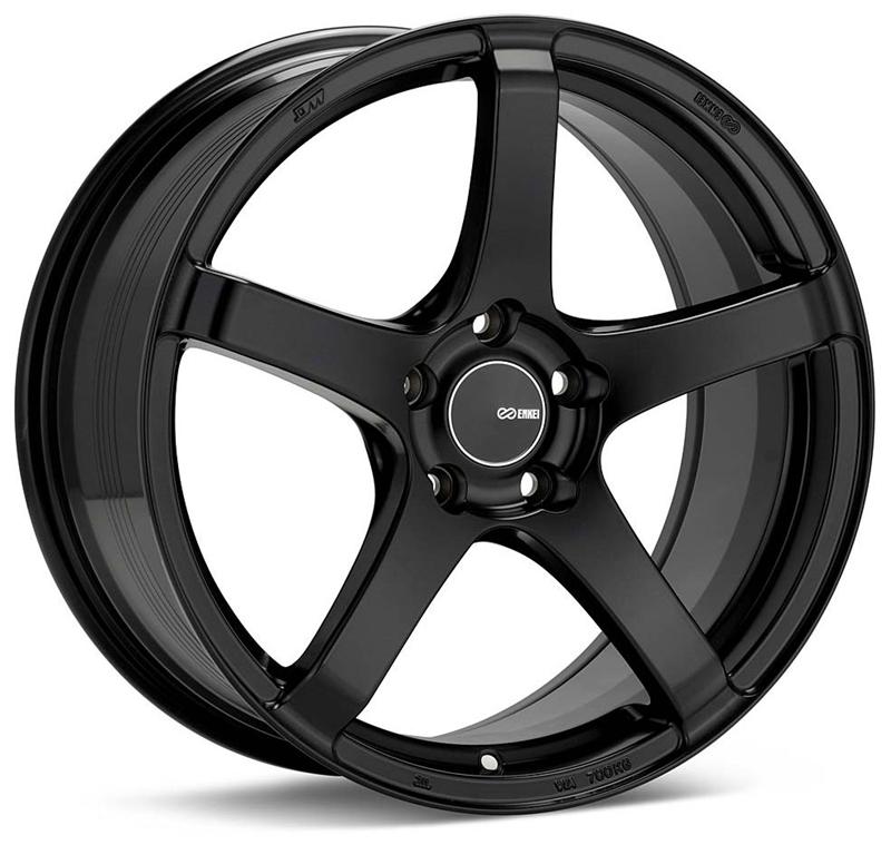 Enkei Kojin 18x9.5 30mm Offset 5x114.3 Bolt Pattern 72.6mm Bore Dia Matte Black Wheel