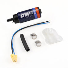 Load image into Gallery viewer, DeatschWerks 415LPH DW400 In-Tank Fuel Pump w/ 9-1041 Install Kit 98-11 Nissan Patrol