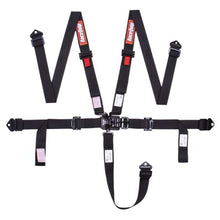 Load image into Gallery viewer, RaceQuip Latch &amp; Link 5 Point Auto Racing 2In Harness Set / SFI 16.1 Seat Belt Set / Black