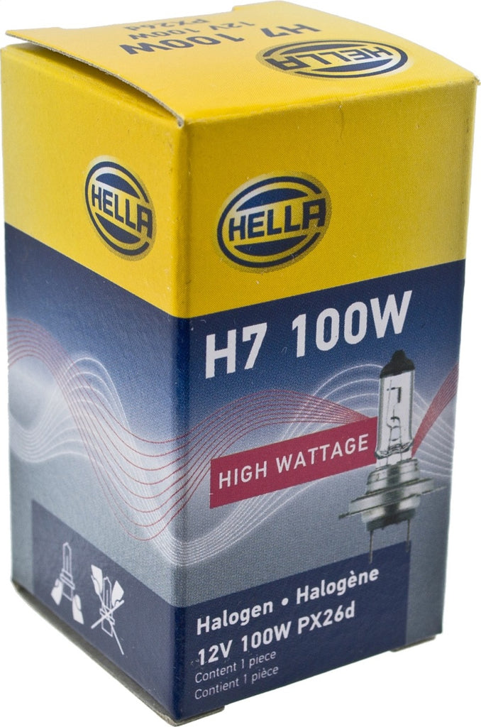 Hella High Wattage Bulb H7 12V 100W PX26d T4.6