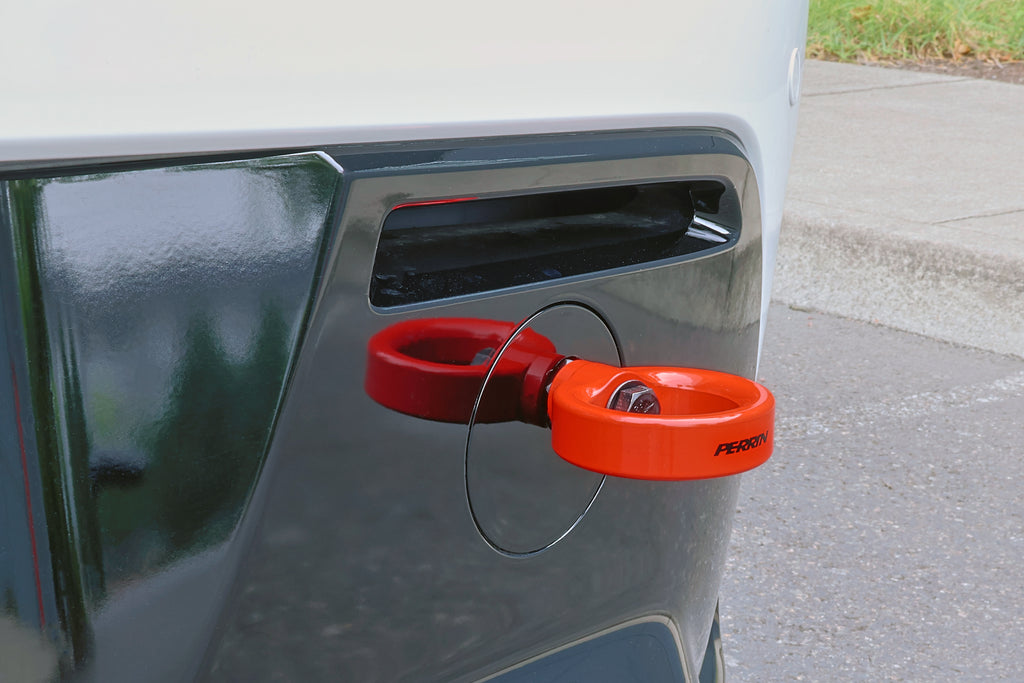 PERRIN 23+ Toyota GR Corolla Rear Tow Hook - Red