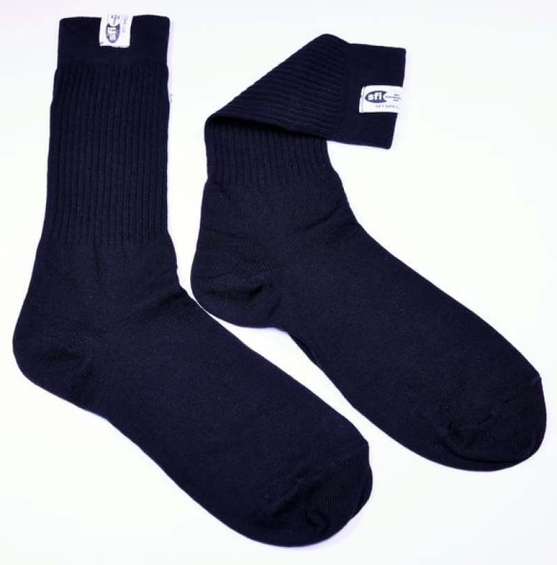 RaceQuip SFI 3.3 Fire Retardant Socks X-Small -Shoe Size 1-4 Black