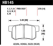 Load image into Gallery viewer, Hawk 1997-1997 Acura CL 2.2 HPS 5.0 Rear Brake Pads
