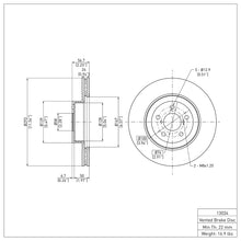 Load image into Gallery viewer, DFC 13-25 Subaru BRZ Front GeoSPEC Coated Rotor