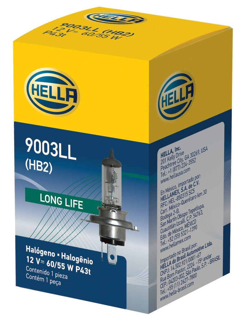 Hella Bulb 9003/HB2 12V 60/55W P43t LONG LIFE