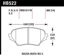 Load image into Gallery viewer, Hawk 06-15 Mazda Miata Mx-5 Front DTC-60 Race Brake Pads