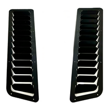 Load image into Gallery viewer, Universal Hood Louvers (Angled) 4.5x16.7"