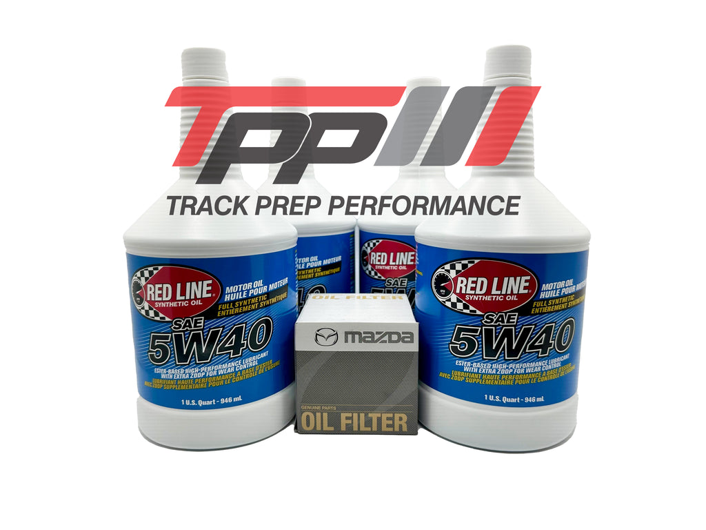 NA/NB Miata Red Line 5W40 Oil Change Kit (90-05)