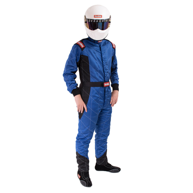 RaceQuip Blue Chevron-5 Suit SFI-5 - Small