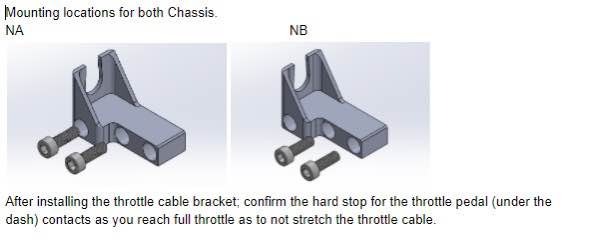 Billet Throttle Cable Bracket - Compatible w/ Skunk2 Intake