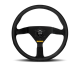 Momo Competition Steering Wheel 350 mm - Black AirLeather/Black Spokes