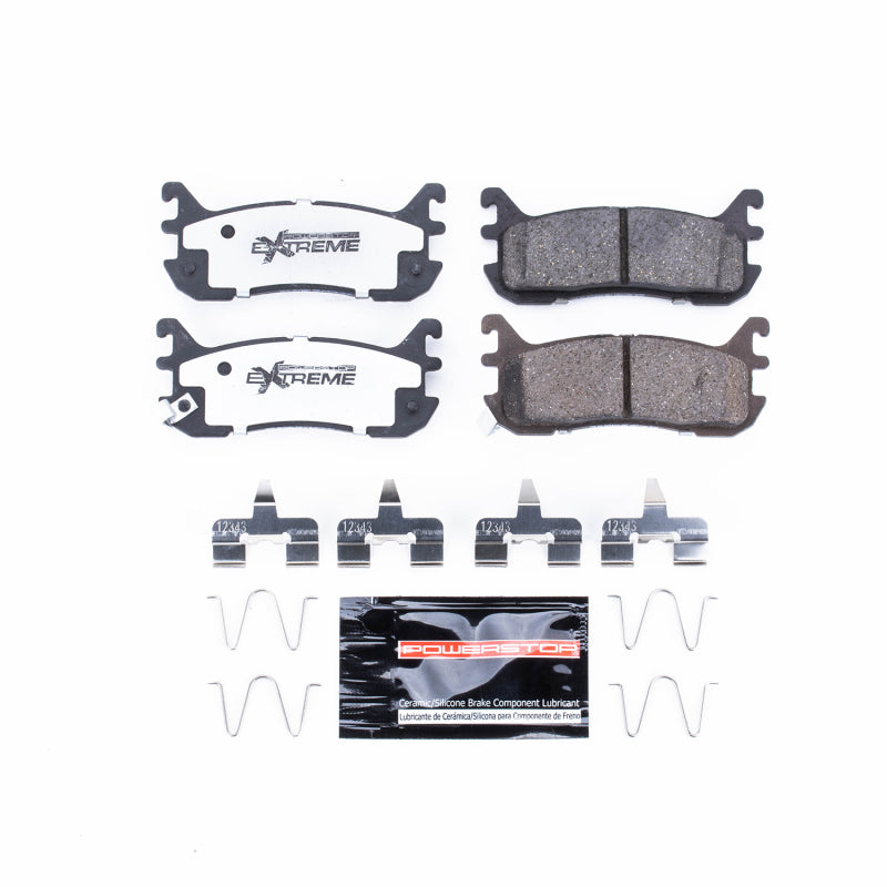 Power Stop 97-03 Ford Escort Rear Z26 Extreme Street Brake Pads w/Hardware
