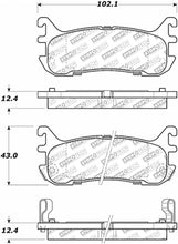 Load image into Gallery viewer, StopTech 97-03 Ford Escort Street Select Rear Brake Pads