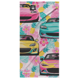 Miata Beach Towel 2020 -  Pineapple Floral