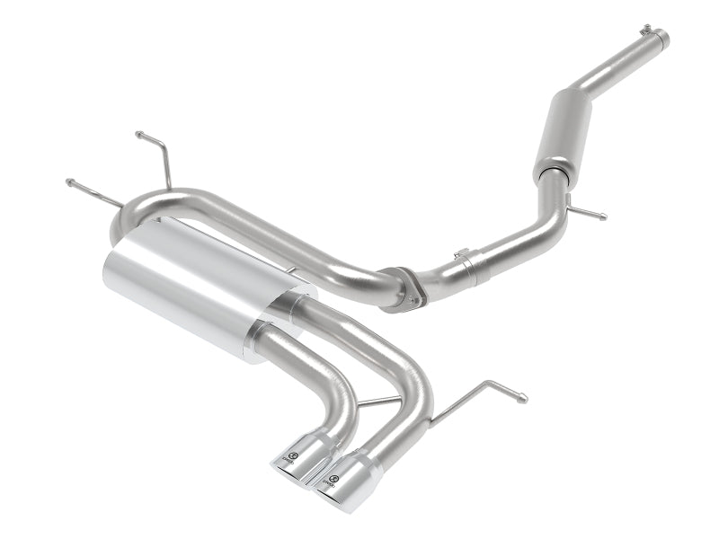 aFe Takeda 2-1/2in SS-304 Cat-Back Exhausts w/ Polished Tip 16-19 Mazda MX-5 Miata ND 2.0T