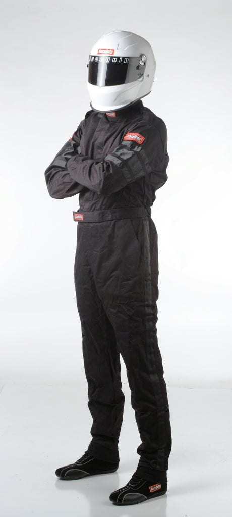RaceQuip Black SFI-1 1-L Suit - Small