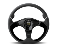 Load image into Gallery viewer, Momo Prototipo 6C Steering Wheel 350 mm - Black Leather/Gry St/Cbn Fbr Spoke