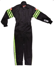 Load image into Gallery viewer, RaceQuip Green Trim SFI-1 JR. Suit - KSmall