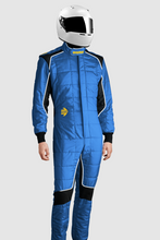 Load image into Gallery viewer, Momo Corsa Evo Driver Suits Size 48 (SFI 3.2A/5/FIA 8856-2000)-Blue