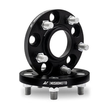 Load image into Gallery viewer, Mishimoto Wheel Spacers - 5x114.3 - 67.1 - 15 - M12 - Black