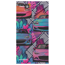 Load image into Gallery viewer, Miata Beach Towel 2020 - Neon Geo Floral