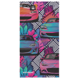 Miata Beach Towel 2020 - Neon Geo Floral