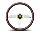Momo Super Grand Prix Steering Wheel 350 mm - Mahogany Wood/Pol Spokes