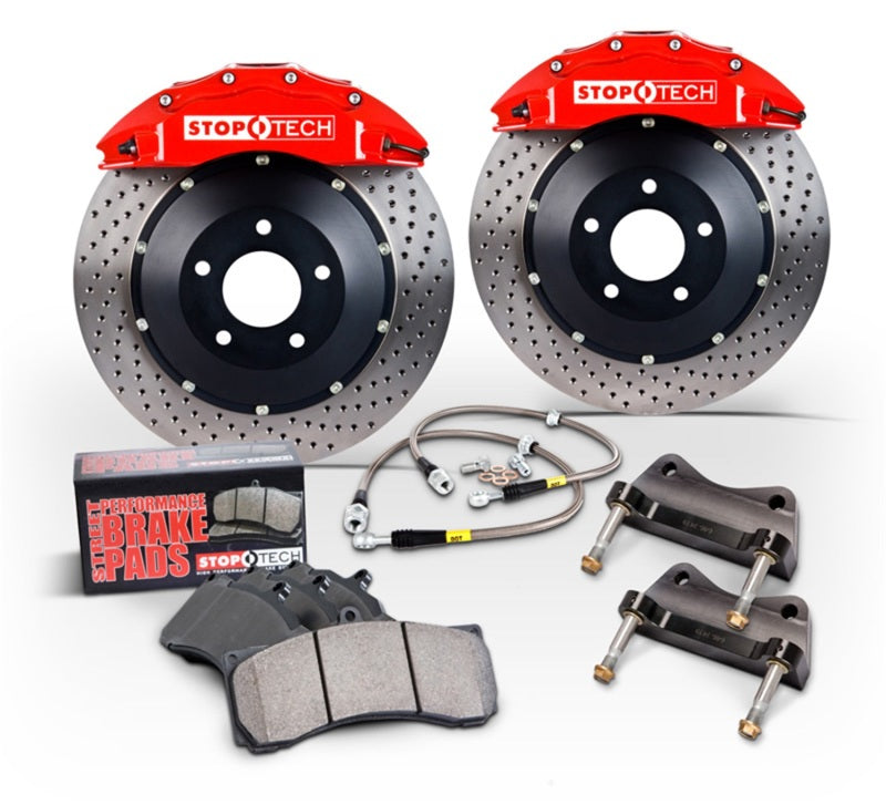 StopTech Mazda Miata NA 1.8 Non-Sport Front BBK w/ Trophy STR-42 Calipers Slotted 280x20.6mm Rotors