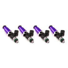 Load image into Gallery viewer, Injector Dynamics 1700cc Injectors - 60mm Length - 14mm Purple Top - 14mm Lower O-Ring (Set of 4)