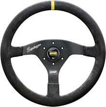 Load image into Gallery viewer, OMP Velocita Superleggero Suede Leather 350mm Diameter Steering Wheel Black
