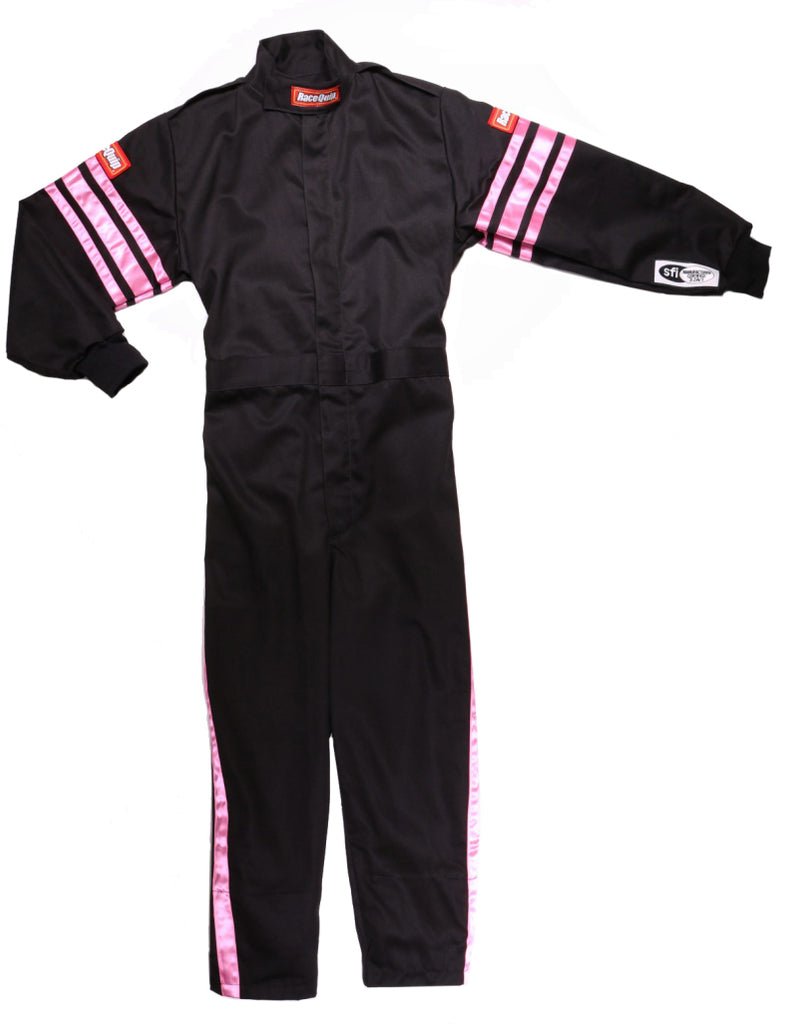 RaceQuip Pink Trim SFI-1 JR. Suit - KSmall