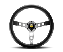 Load image into Gallery viewer, Momo Quark Steering Wheel 350 mm - Black Poly/Black Spokes/Black Inserts