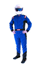 Load image into Gallery viewer, RaceQuip Blue Chevron-1 Suit - SFI-1 Large