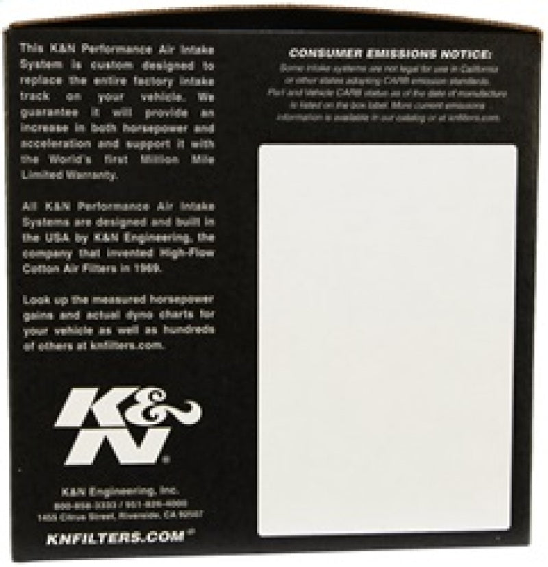 K&N 93-98 Miata Performance Intake Kit (International Models ONLY)