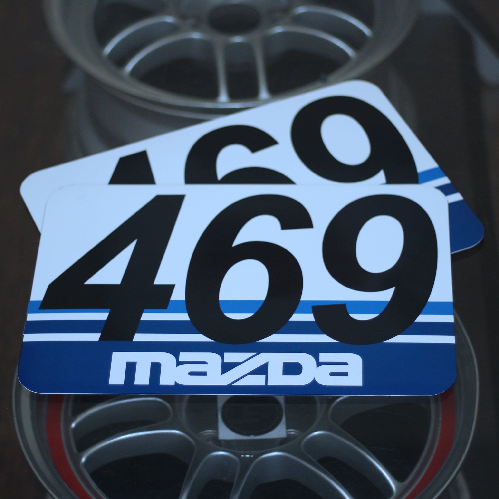 Vintage Livery Inspired Mazda Racing Numbers