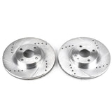 Power Stop 01-05 Mazda Miata Front Evolution Drilled & Slotted Rotors - Pair