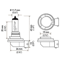 Load image into Gallery viewer, Hella Bulb H11 12V 55W PGJ19-2 T4 LONG LIFE