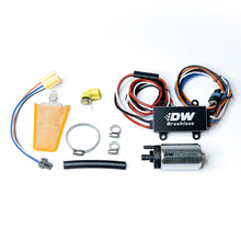 Load image into Gallery viewer, DeatschWerks DW440 440lph Brushless Fuel Pump Single/Dual Controller w/ Install Kit 93-07 Subaru WRX