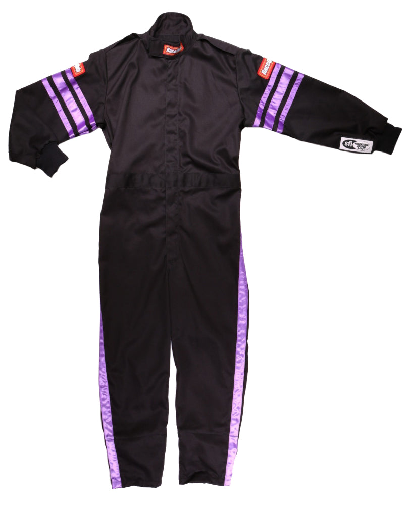 RaceQuip Purple Trim SFI-1 JR. Suit - KXSM