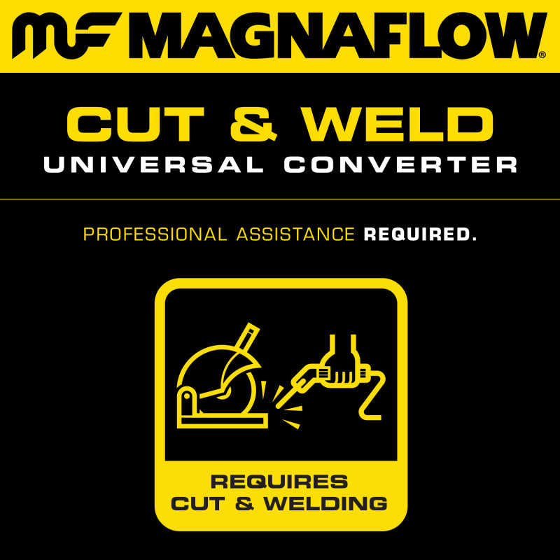 Magnaflow Converter Universal CARB Compliant 2.25in Inlet 2.25in Outlet 16in Length
