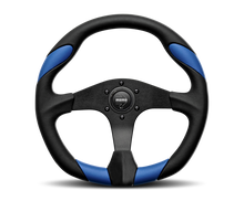 Load image into Gallery viewer, Momo Race Steering Wheel 350 mm - Black Leather/Anth Spokes