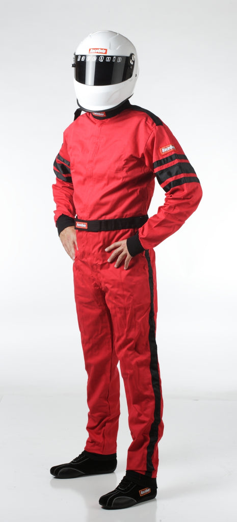 RaceQuip Red SFI-1 1-L Suit - Medium