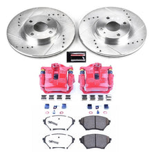 Load image into Gallery viewer, Power Stop 01-05 Mazda Miata Front Z26 Street Warrior Brake Kit w/Calipers