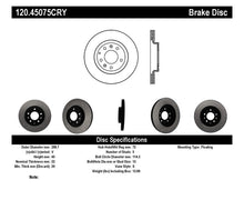 Load image into Gallery viewer, Stoptech 06-15 Mazda Miata MX-5 Front Premium Cryostop Brake Rotor