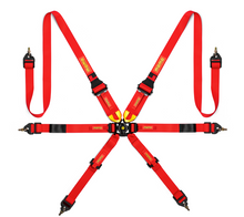 Load image into Gallery viewer, Momo Int. Camlock 6pt Clip In Restraint-Red