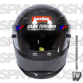 Gran Turismo helmet visor decal
